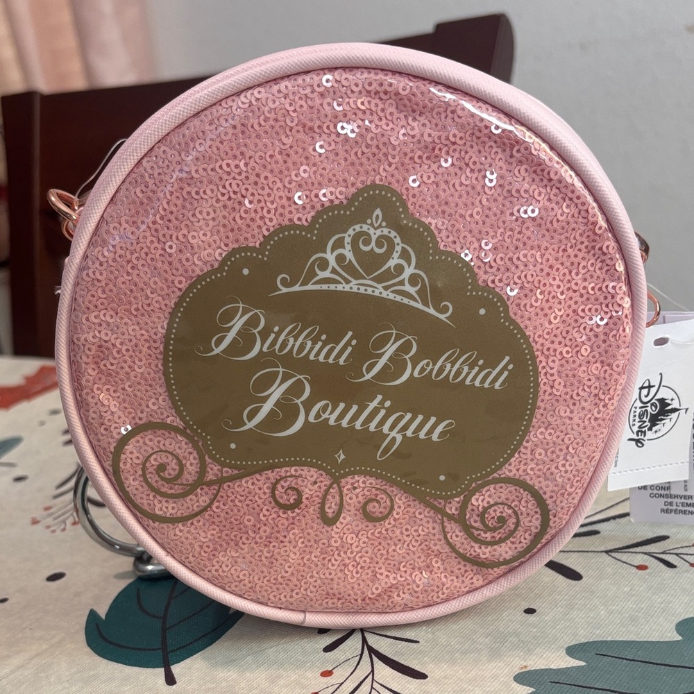 Disney Parks Pink Sequin Crossbody Bag